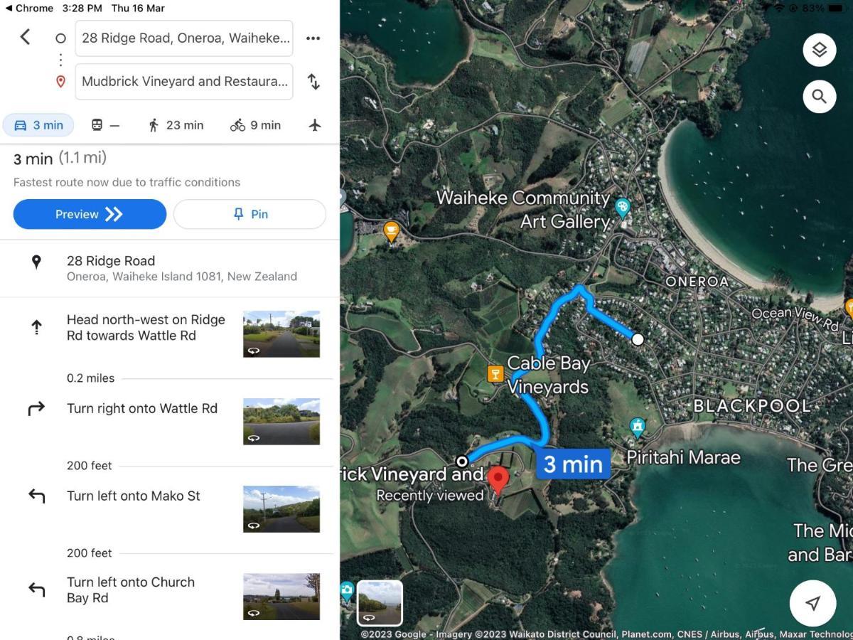 La Casita Waiheke Apartman Oneroa Kültér fotó